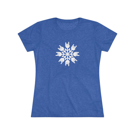 Rock n Roll Snow Women's T
