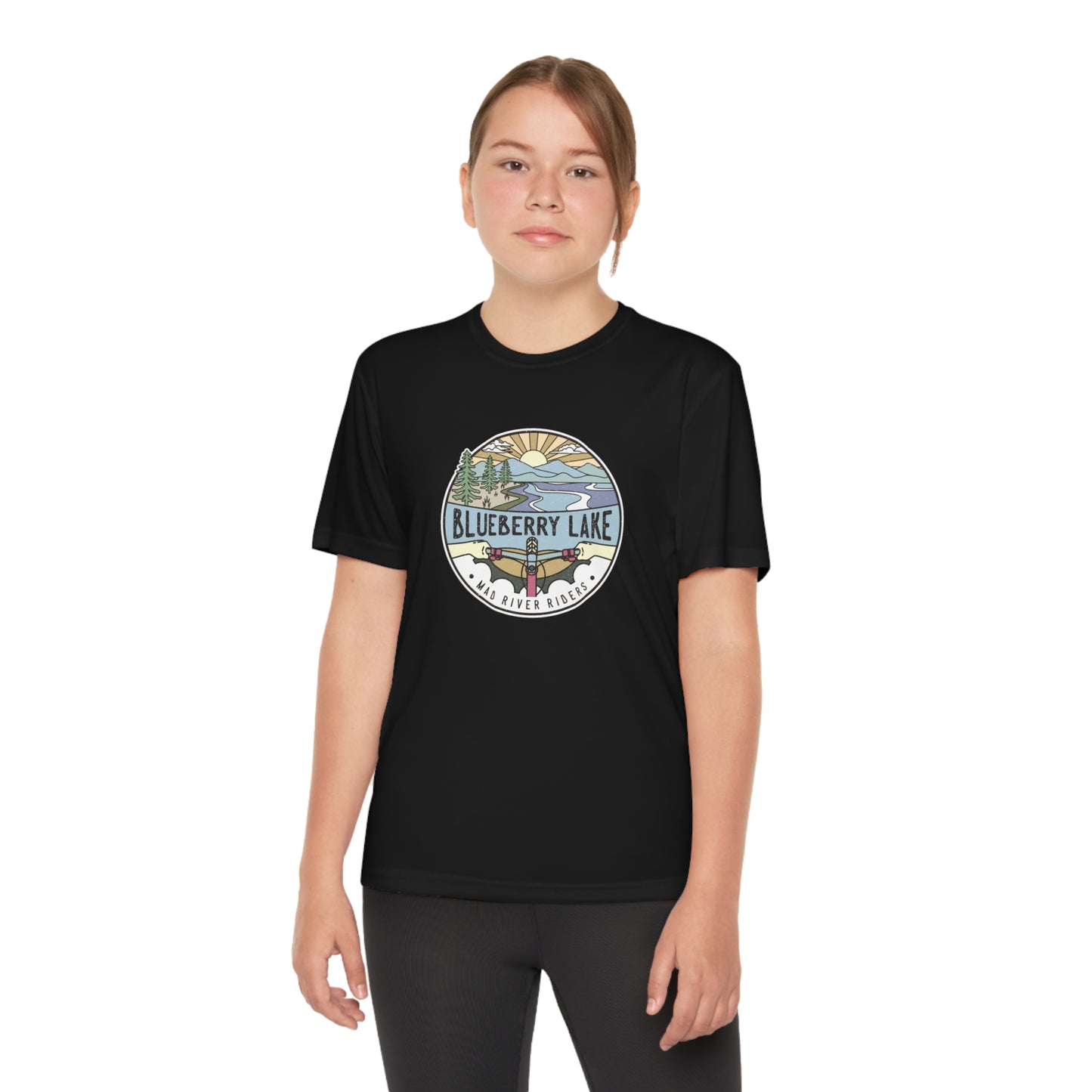 Blueberry Lake Sunrise Kid's Jersey T