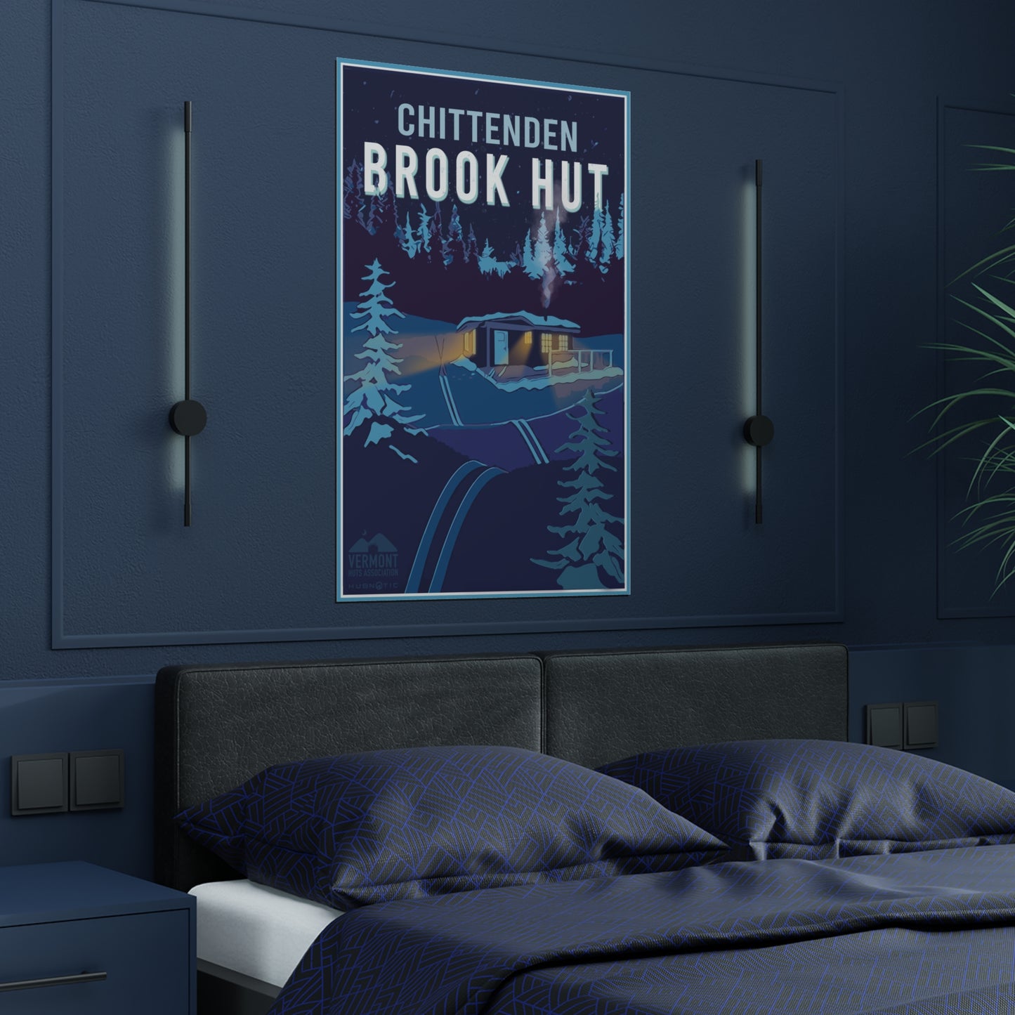 Chittenden Brook Hut Poster