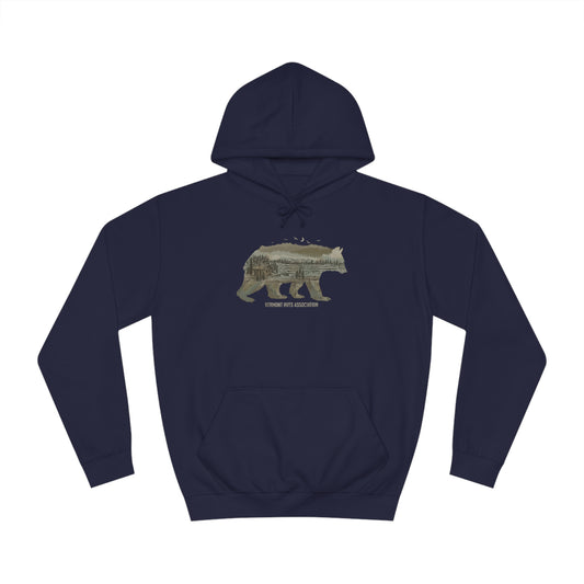 Vermont Huts and Trails Bear Hoodie
