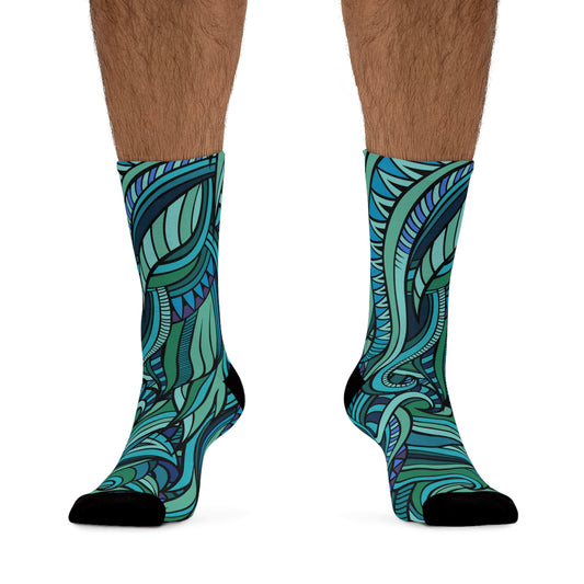 Dragon's Tail Cycling Socks