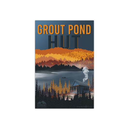 Grout Pond Hut Poster