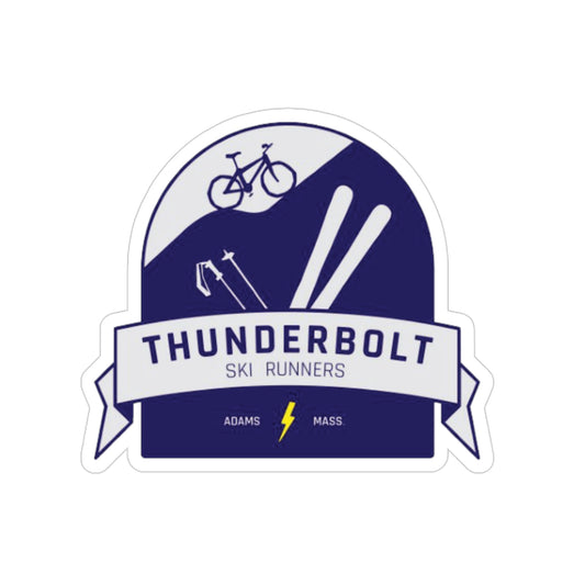 Thunderbolt Ski Runners Sticker