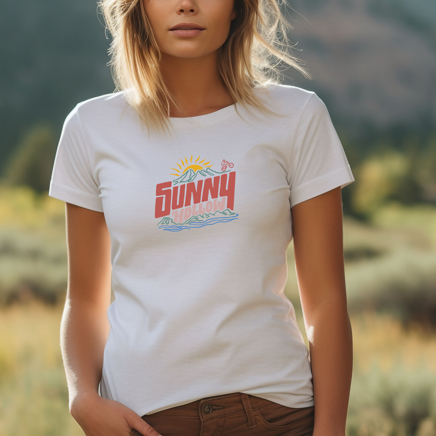 Sunny Hollow Women's Wheelie T