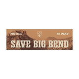 Save Big Bend Car Magnet Brown