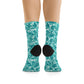 Blue Tye Dye Socks