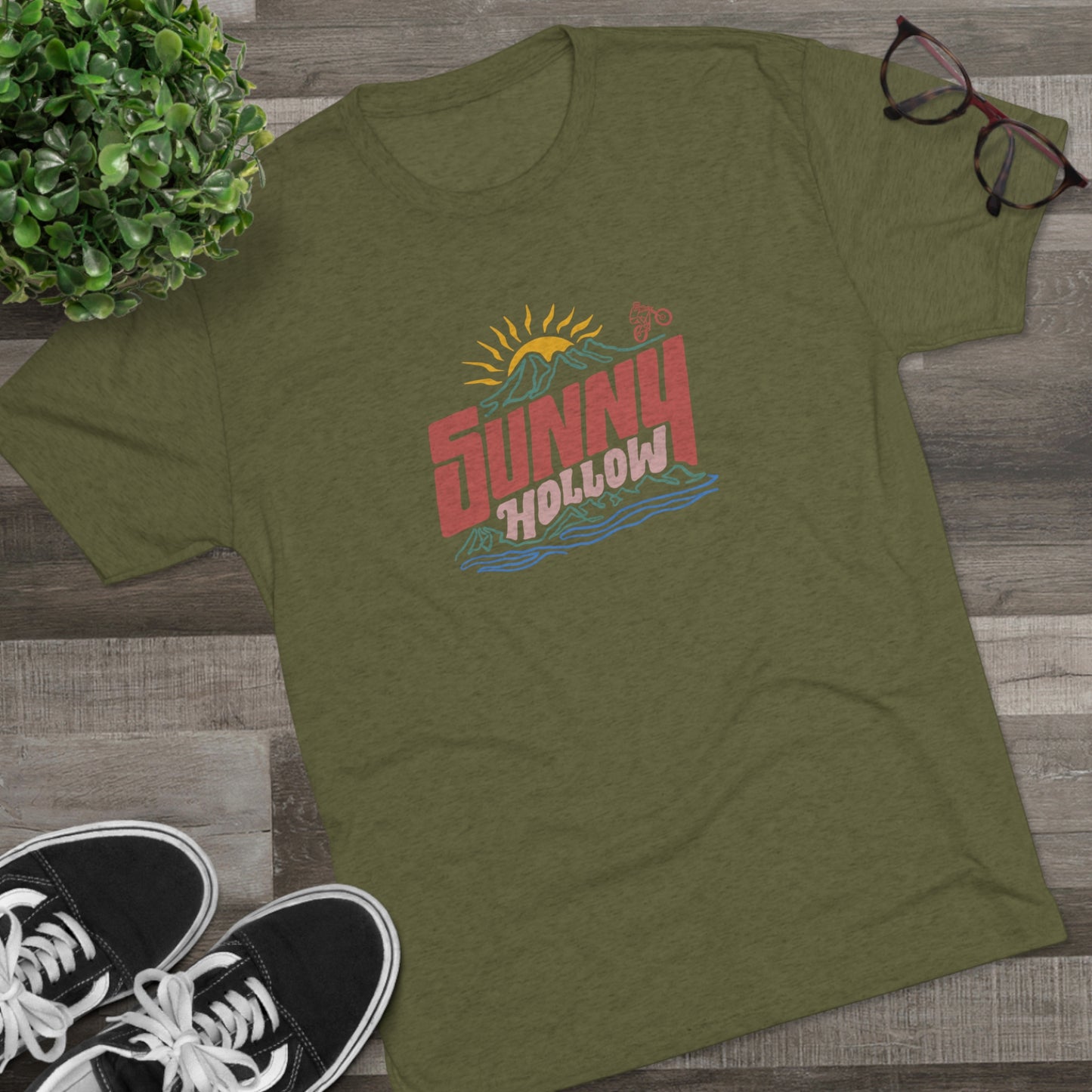 Sunny Hollow Unisex Wheelie T