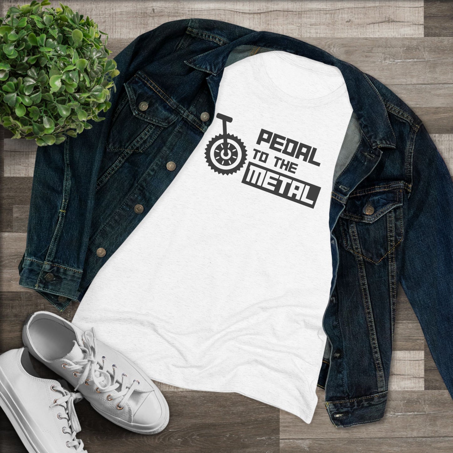 Pedal To THe Metal women's T