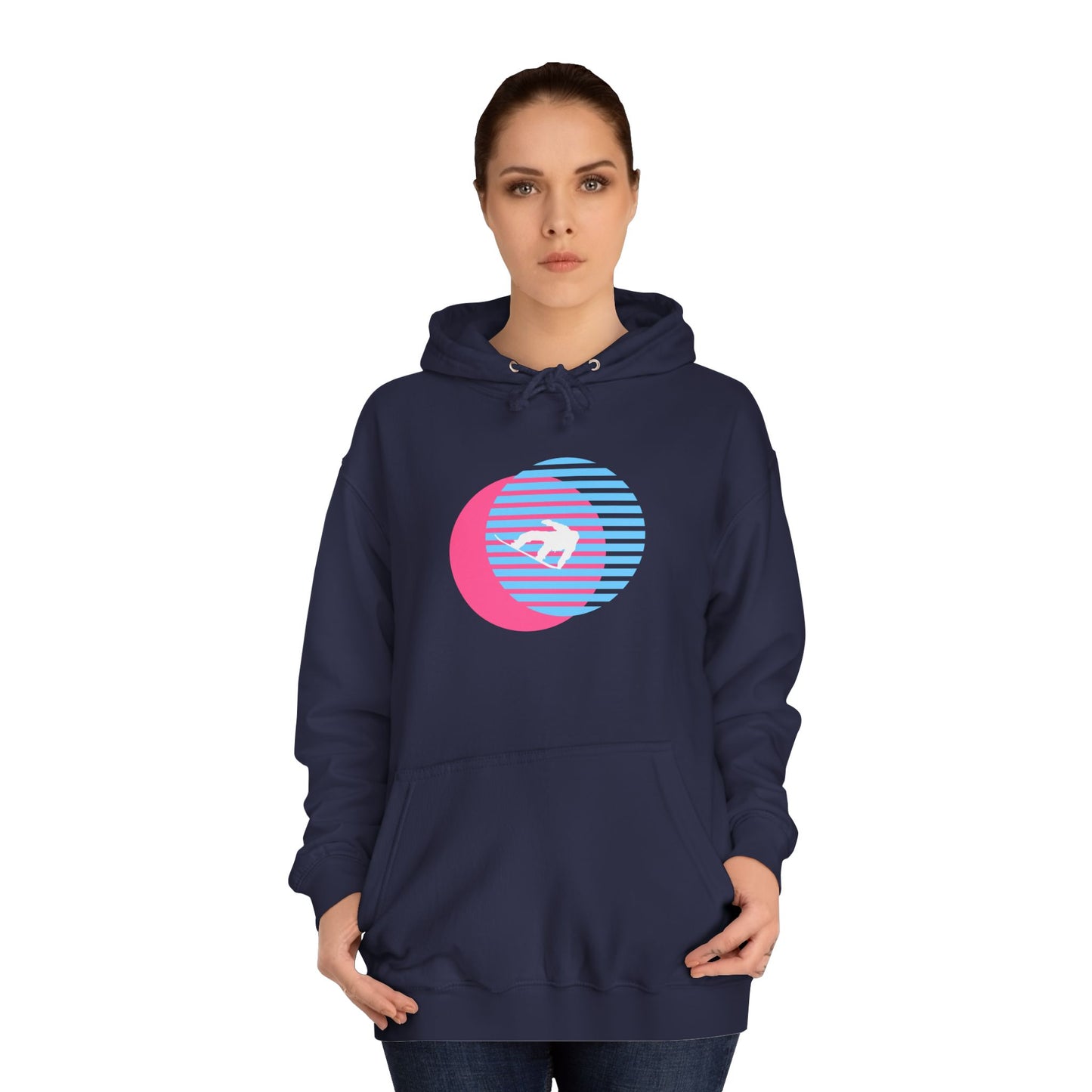 Retro Snowboard Hoodie