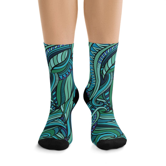 Dragon's Tail Cycling Socks