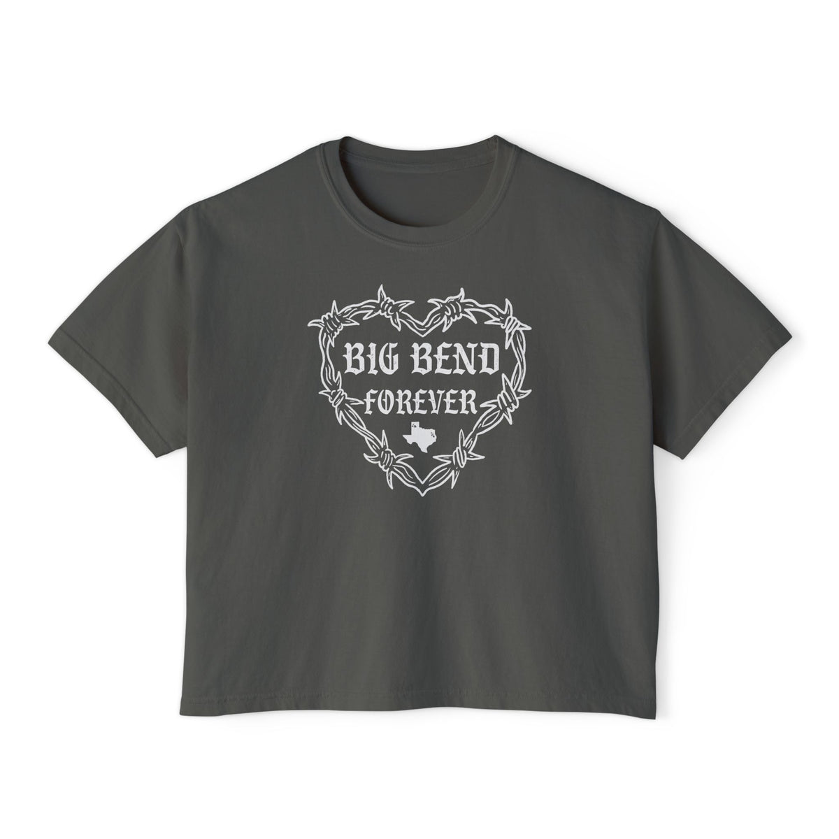 Big Bend Forever Heart Cropped Tee