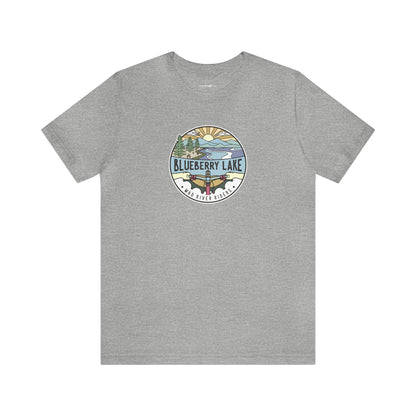 Blueberry Lake Sunrise Unisex T