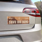 Save Big Bend Car Magnet Brown