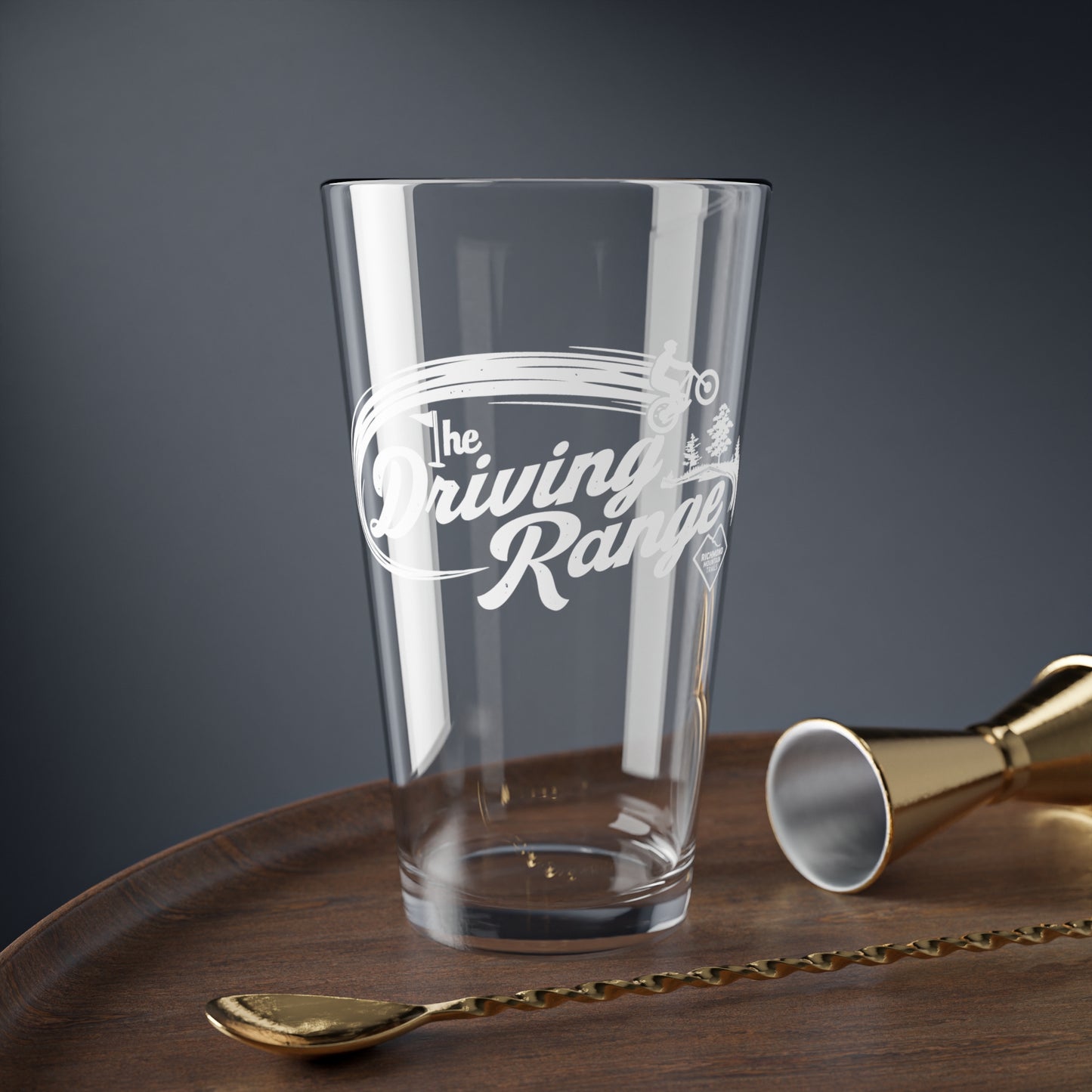 The Driving Range Pint Glass