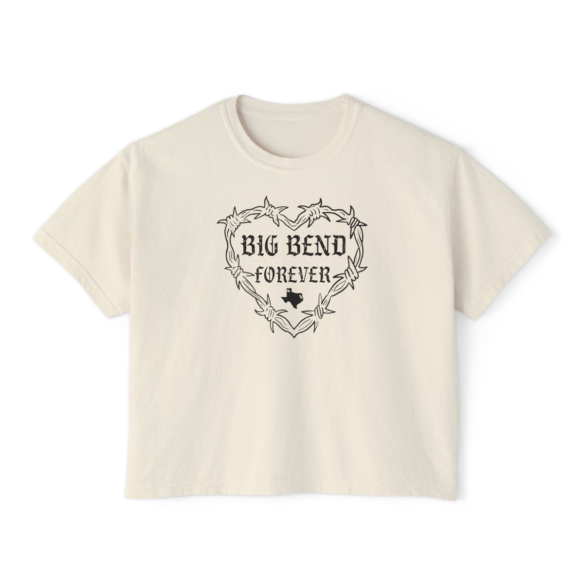 Big Bend Forever Heart Cropped Tee