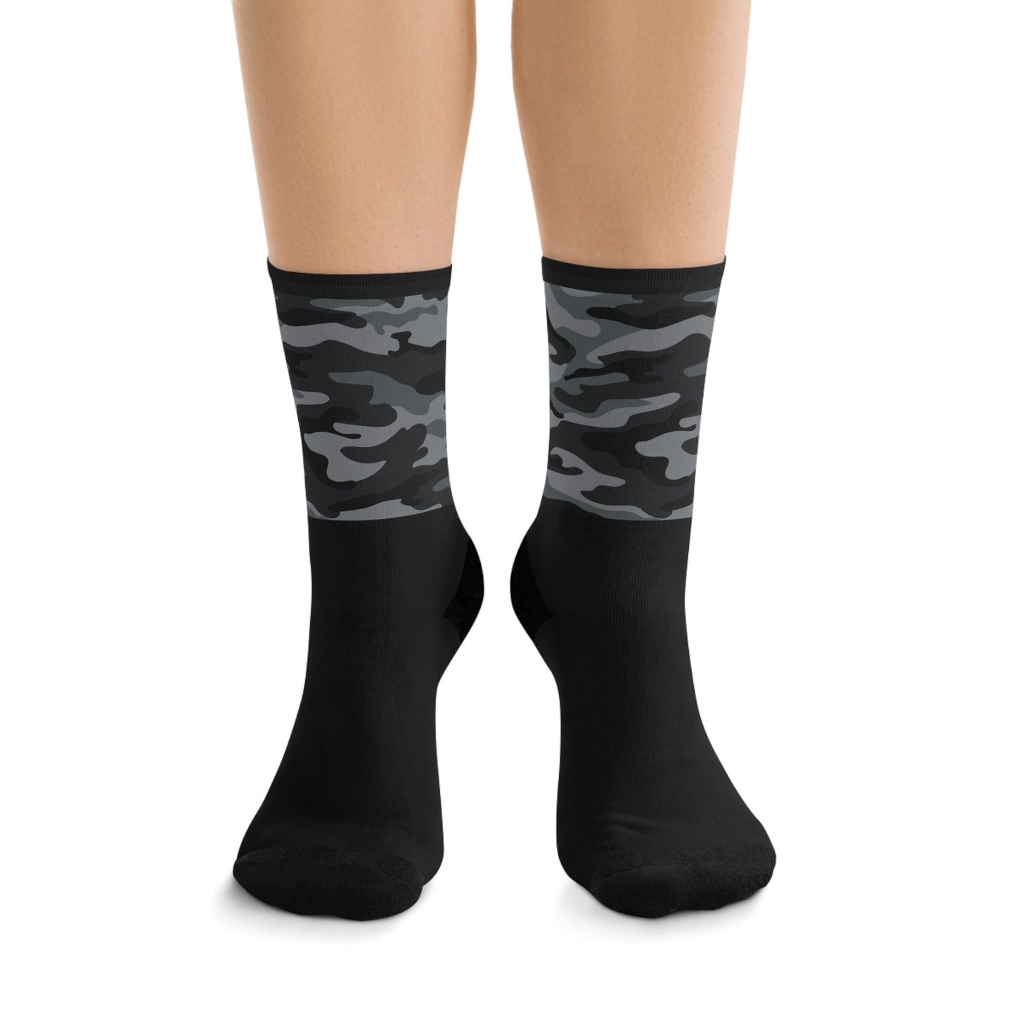 Black Camo Mountain Bike Socks