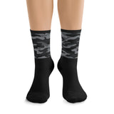 Black Camo Mountain Bike Socks