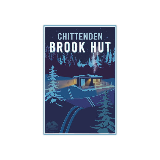 Chittenden Brook Hut Poster