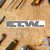 FTW Checker Sticker