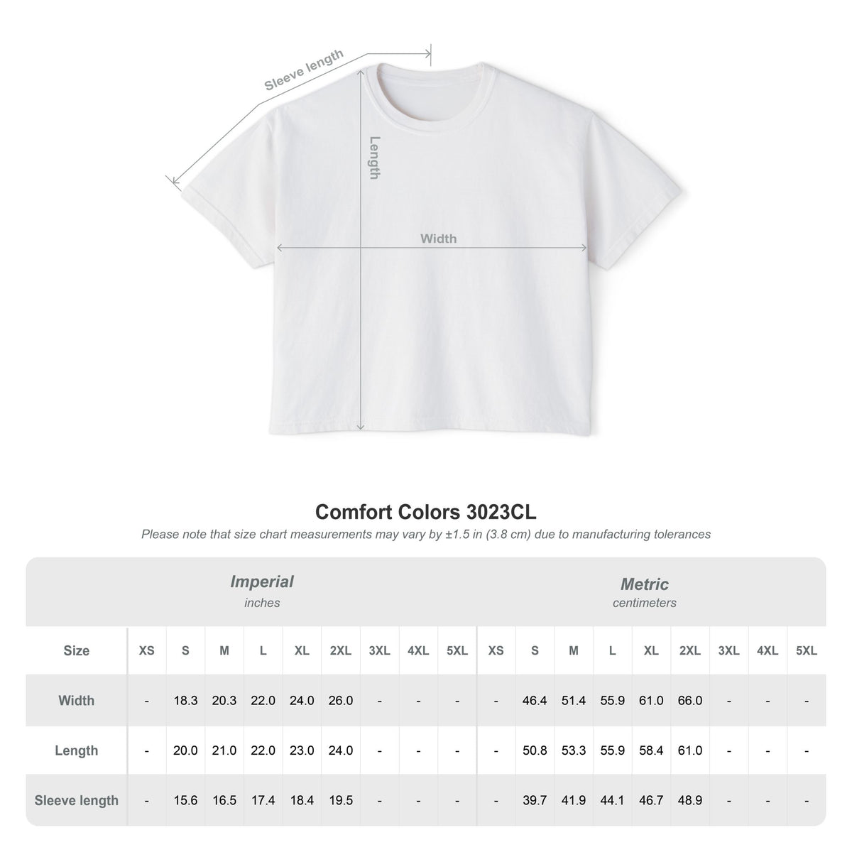 Big Bend Forever Cropped Tee