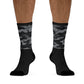 Black Camo Mountain Bike Socks