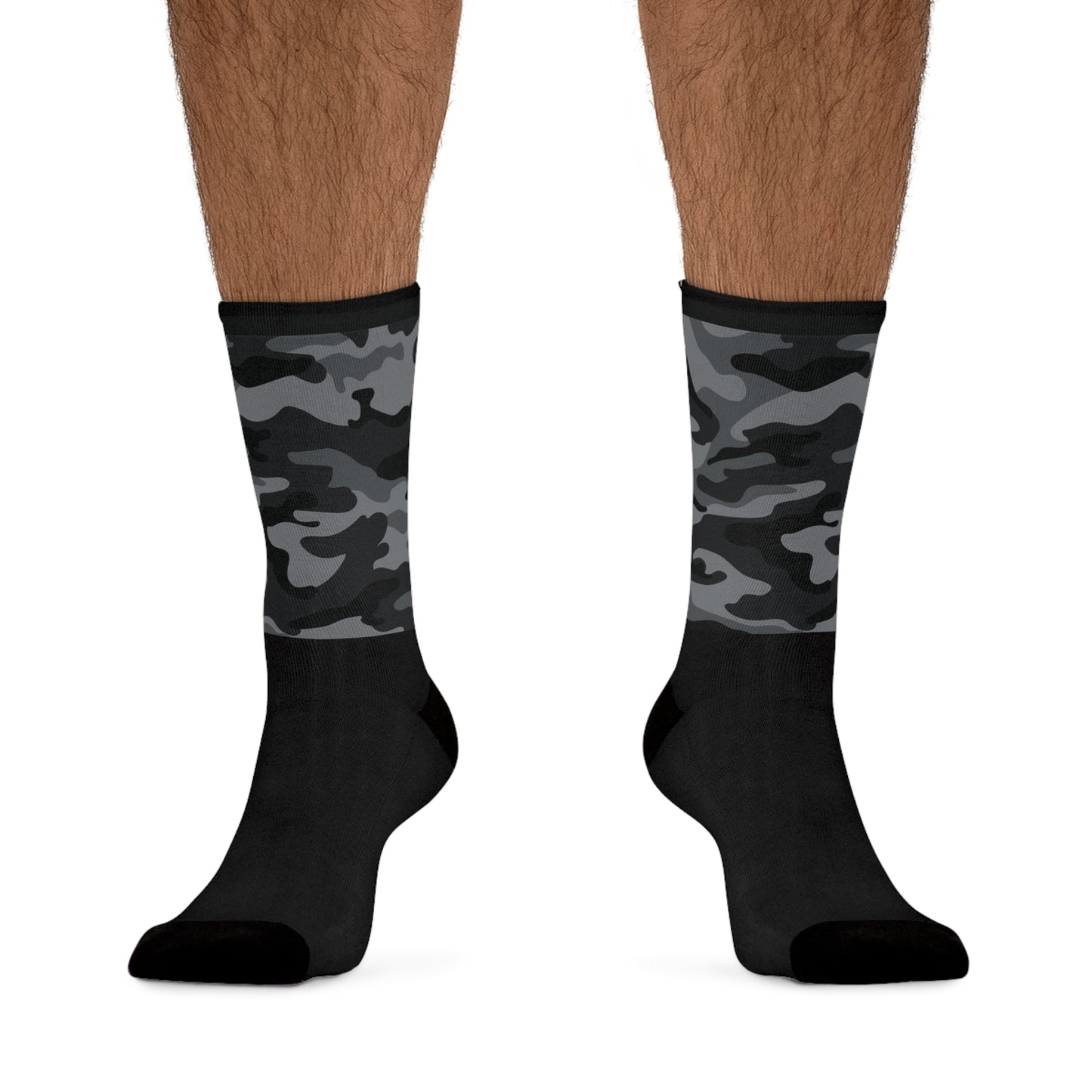 Black Camo Mountain Bike Socks