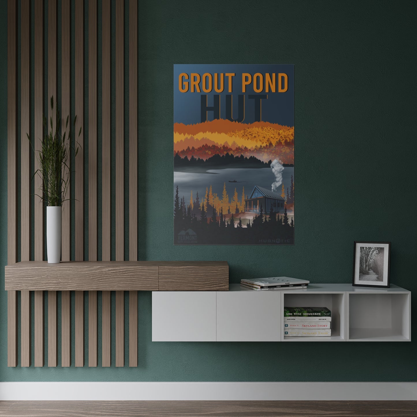 Grout Pond Hut Poster