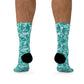 Blue Tye Dye Socks