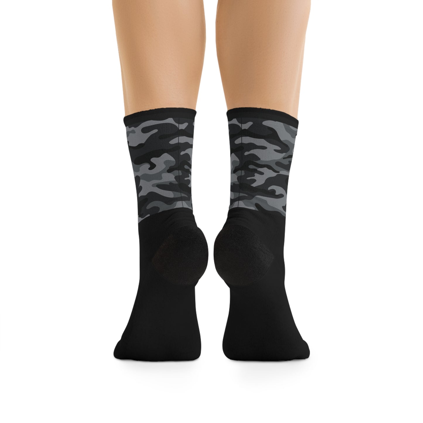 Black Camo Mountain Bike Socks