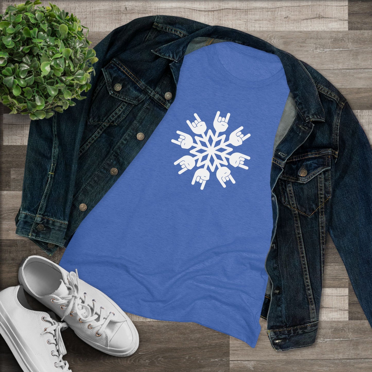 Rock n Roll Snow Women's T
