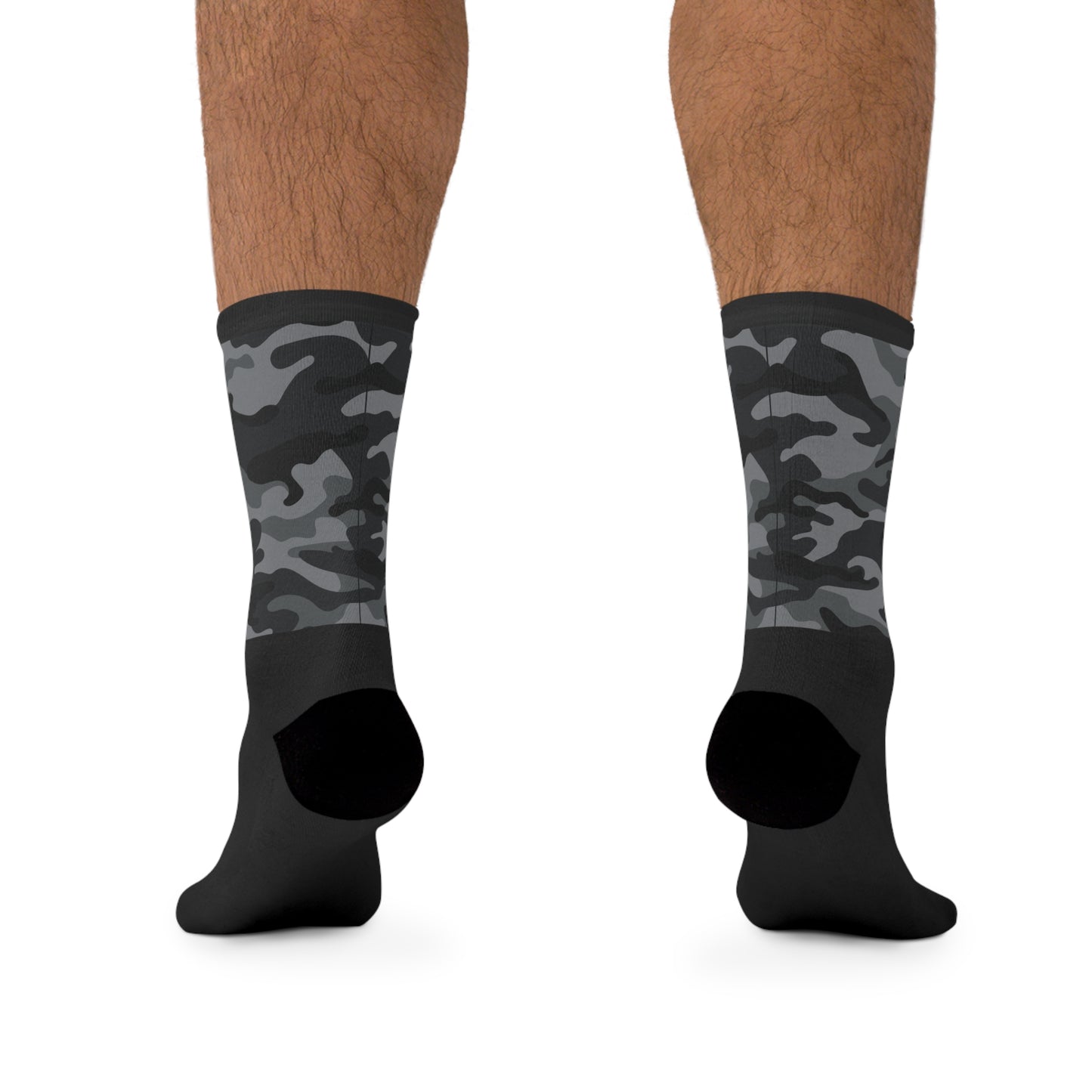 Black Camo Mountain Bike Socks