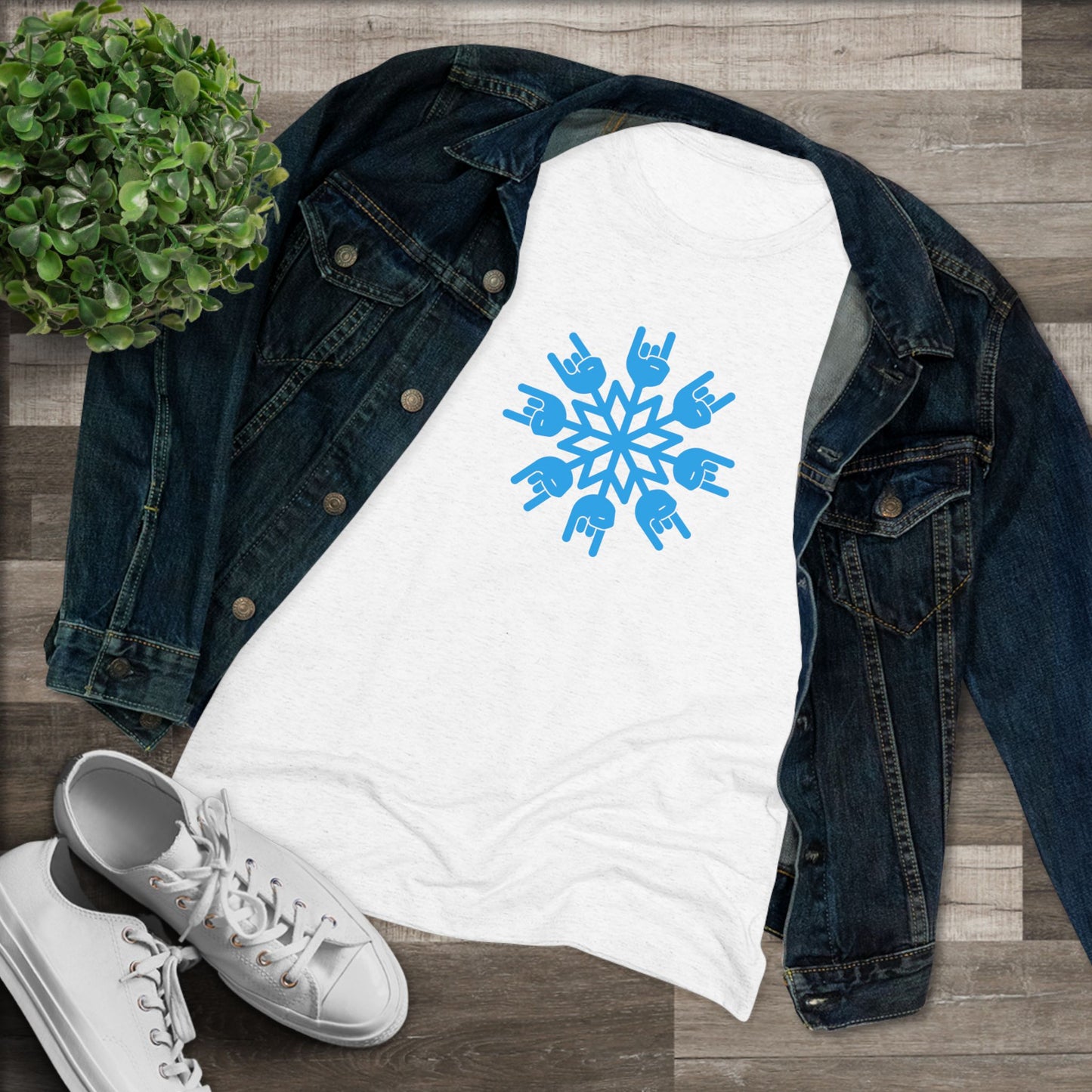 Rock n Roll Snow Women's T