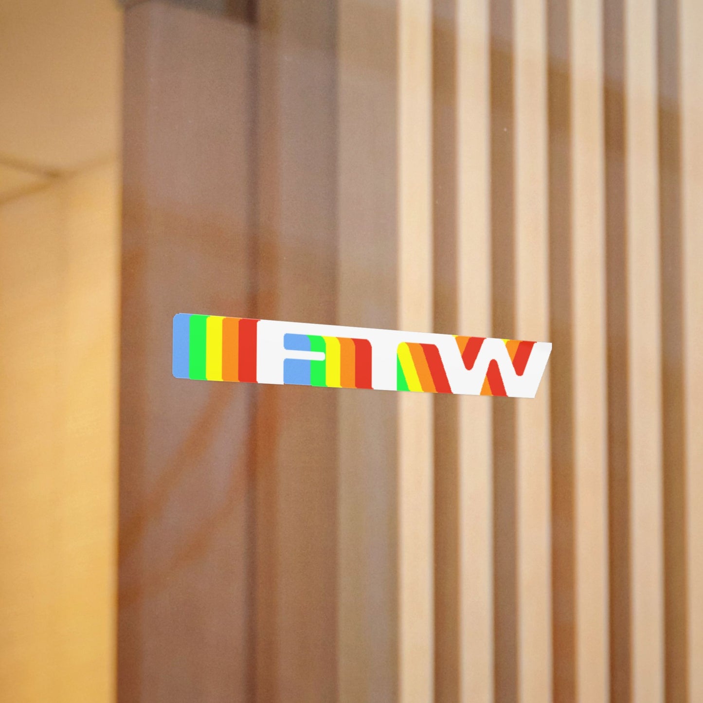 FTW Rainbow Sticker