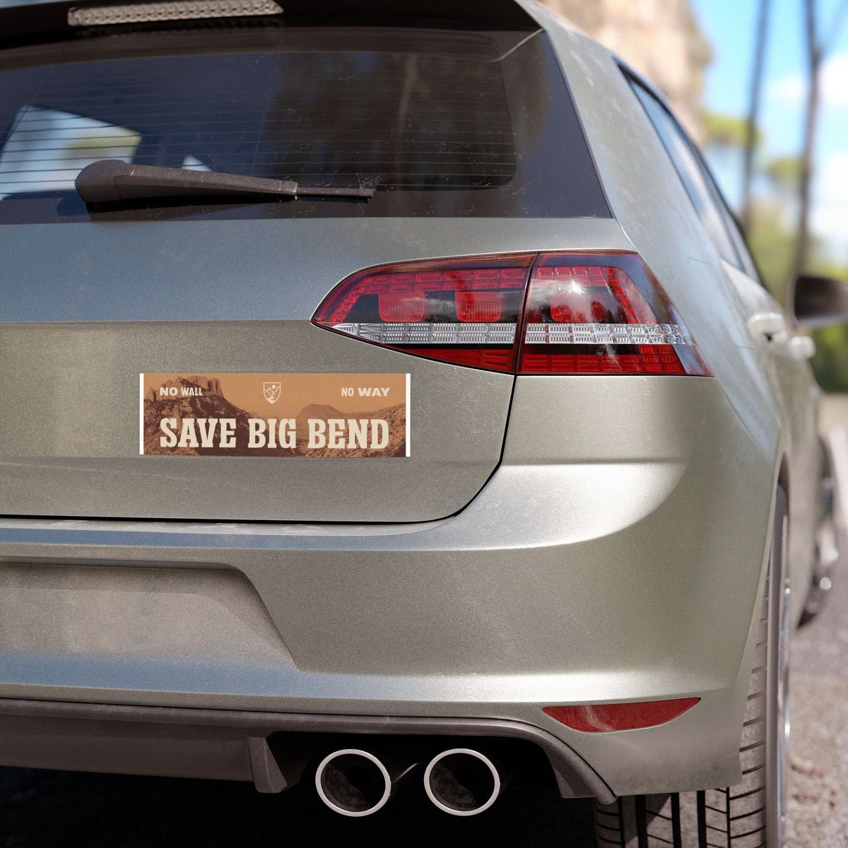 Save Big Bend Car Magnet Brown