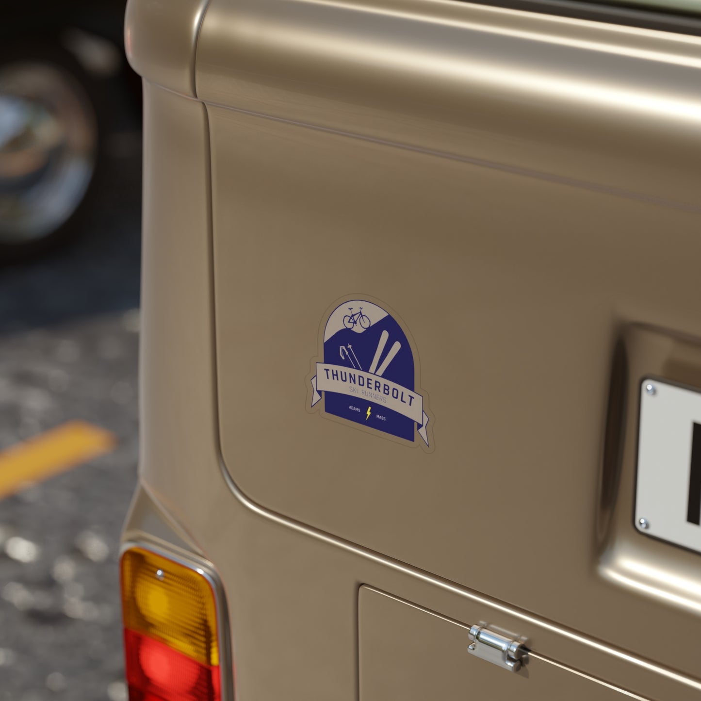 Thunderbolt Ski Runners Sticker
