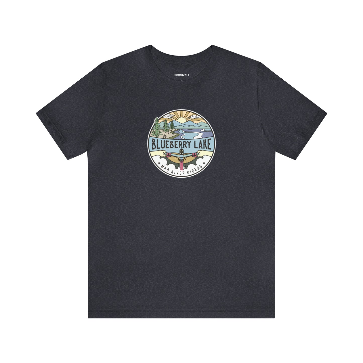 Blueberry Lake Sunrise Unisex T