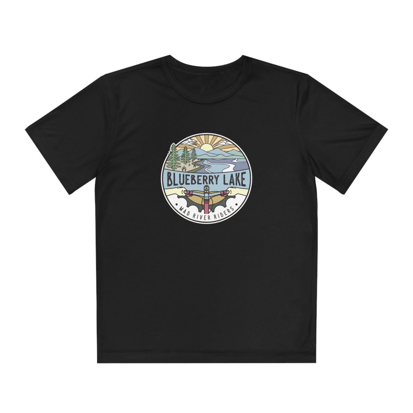 Blueberry Lake Sunrise Kid's Jersey T