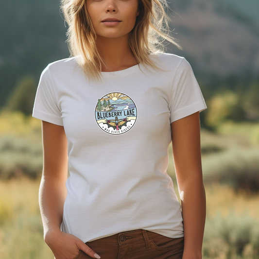 Blueberry Lake Sunrise Women's T