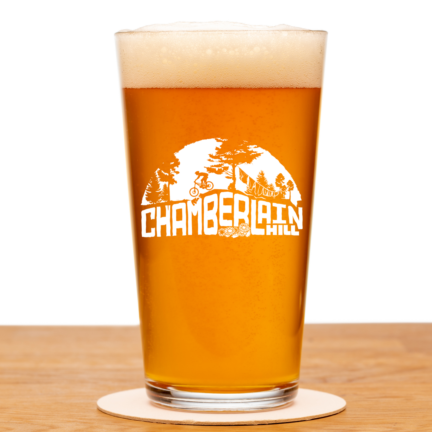 Chamberlain Hill Pint Glass