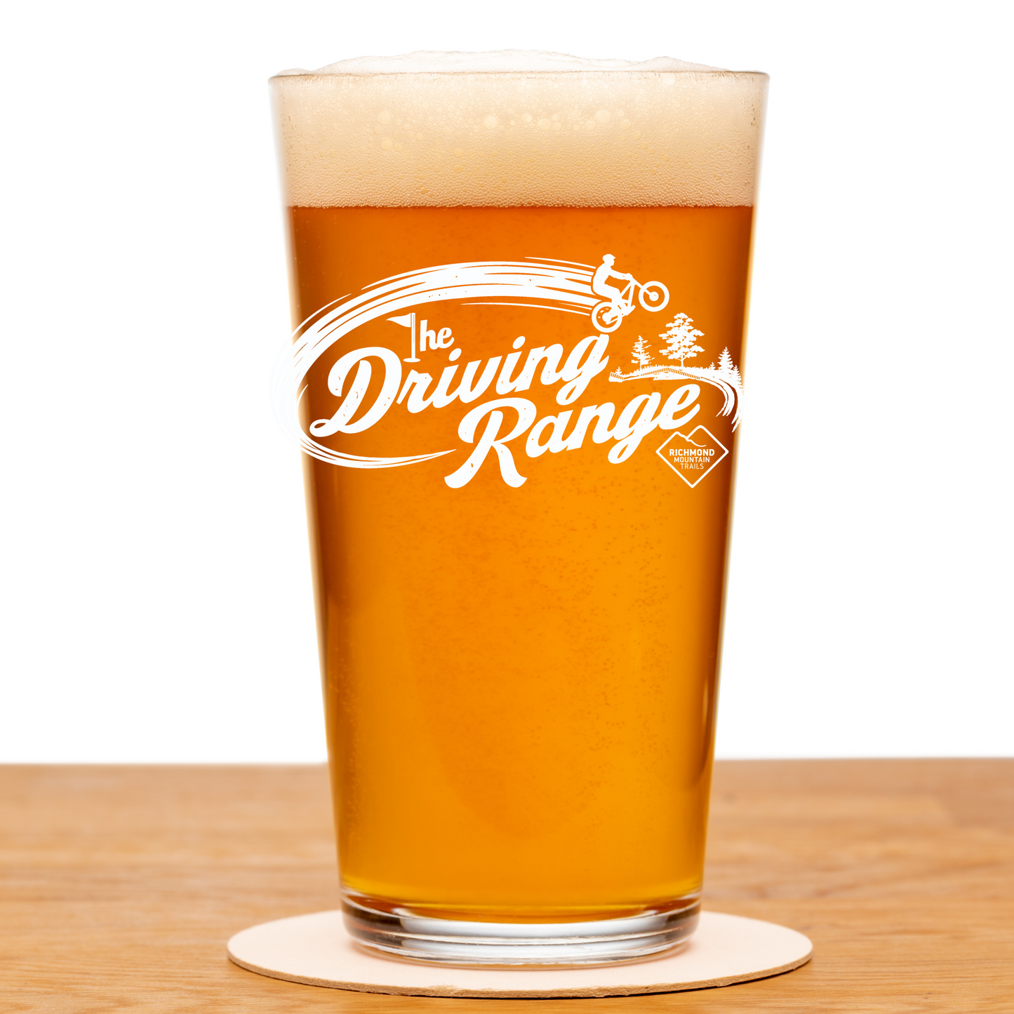 The Driving Range Pint Glass