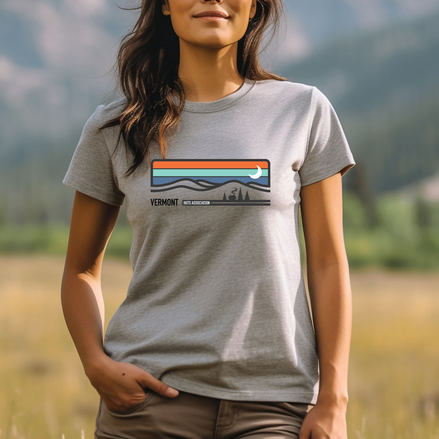 Vermont Huts Women's Skyline T
