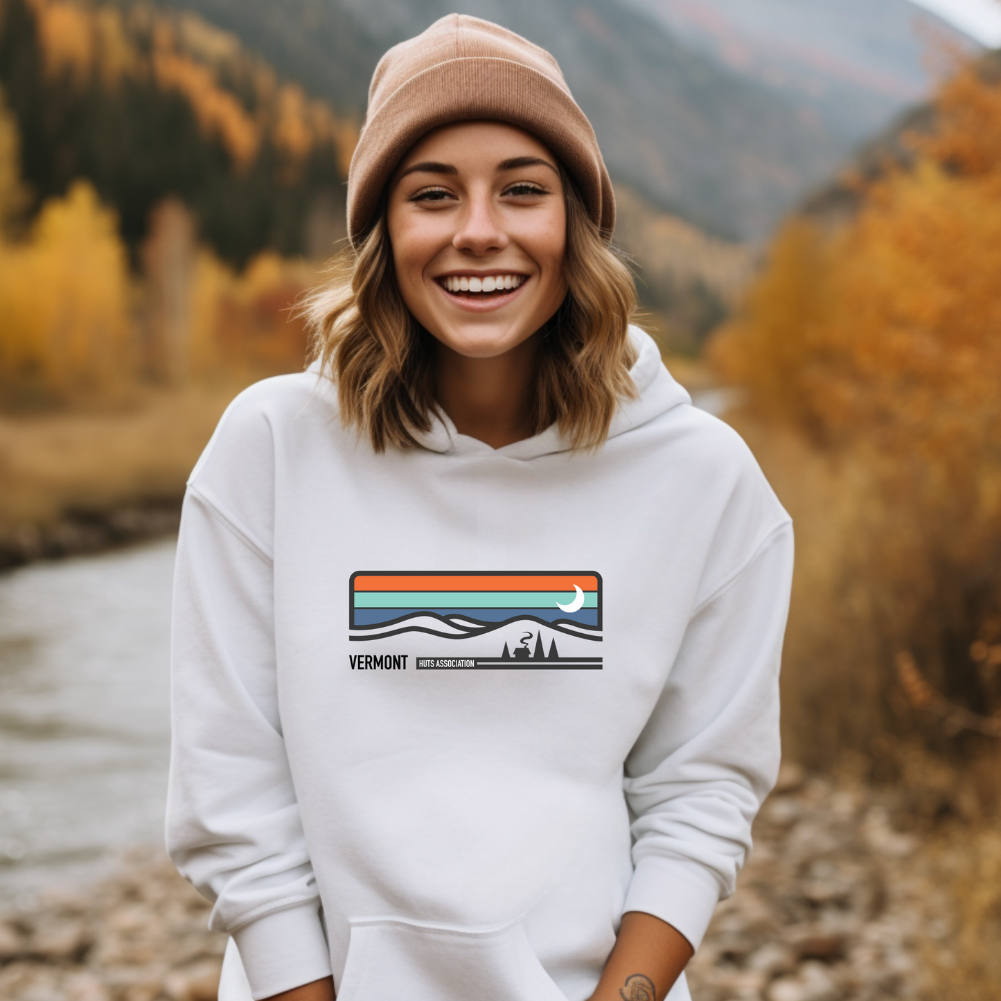 Vermont Huts Skyline Hoodie