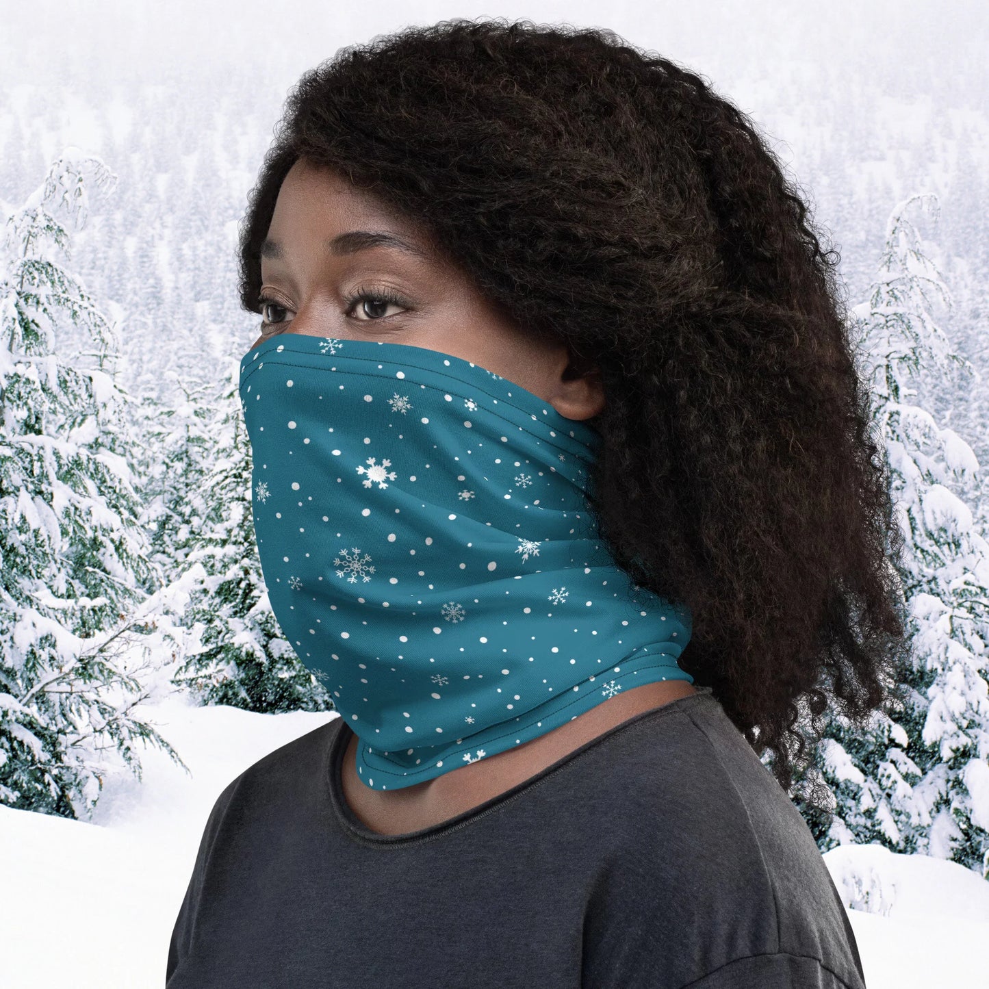 Fluffy Flakes Neck Gaiter